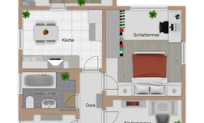 Zweites Erdgeschoss