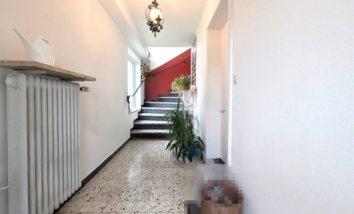 Eingang zum Obergeschoss