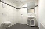 Badezimmer mit begehbarer Dusche